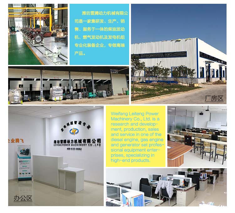 雷腾动力机械有限公司50kw发电机组